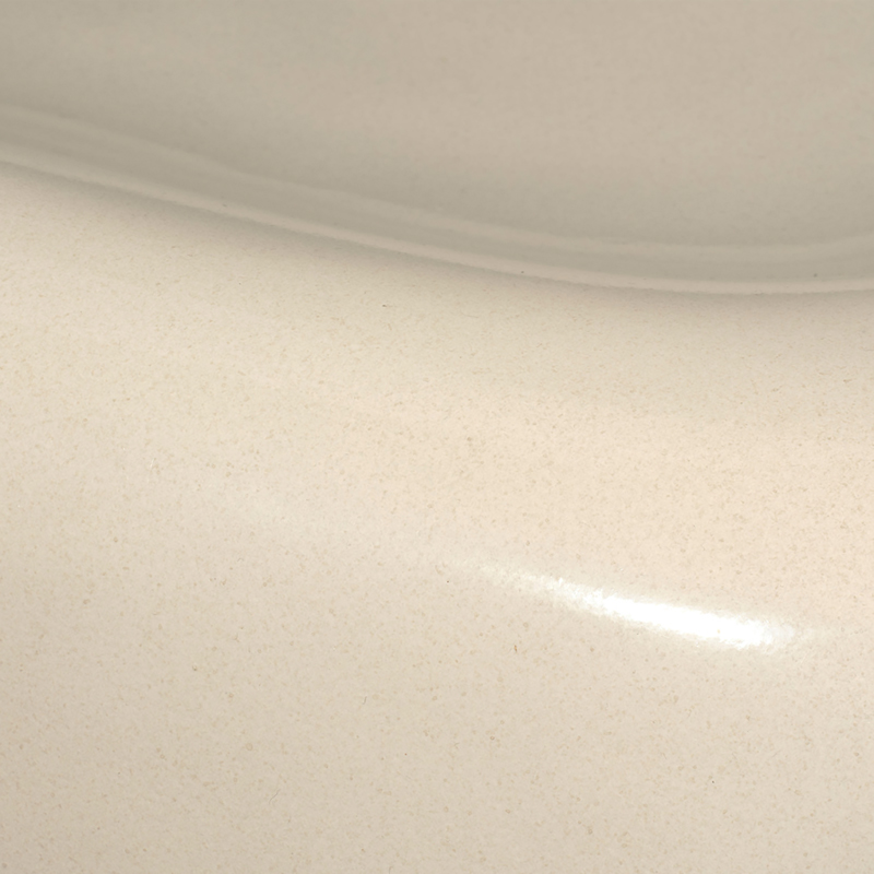 Cushion Glazed Stool in Cream