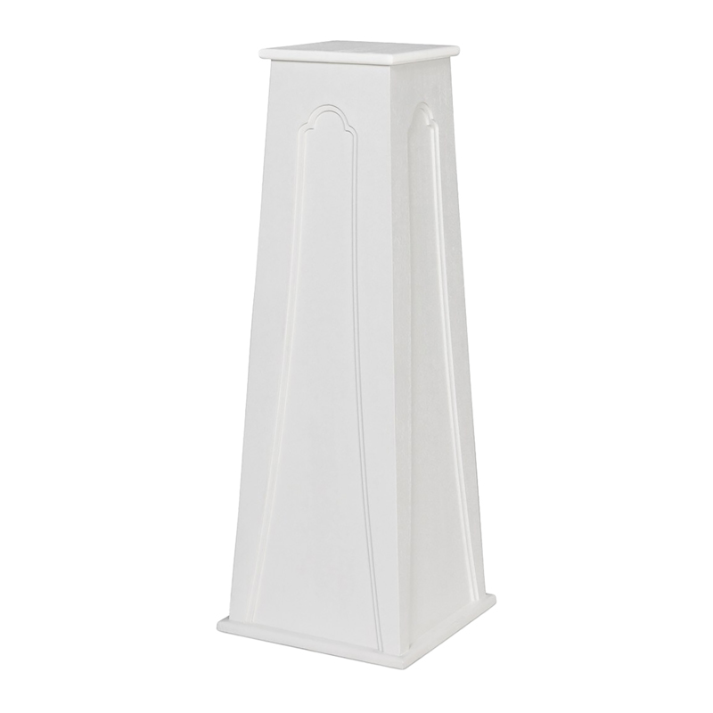 Island Manor Whitewash Pedestal 40 Inch