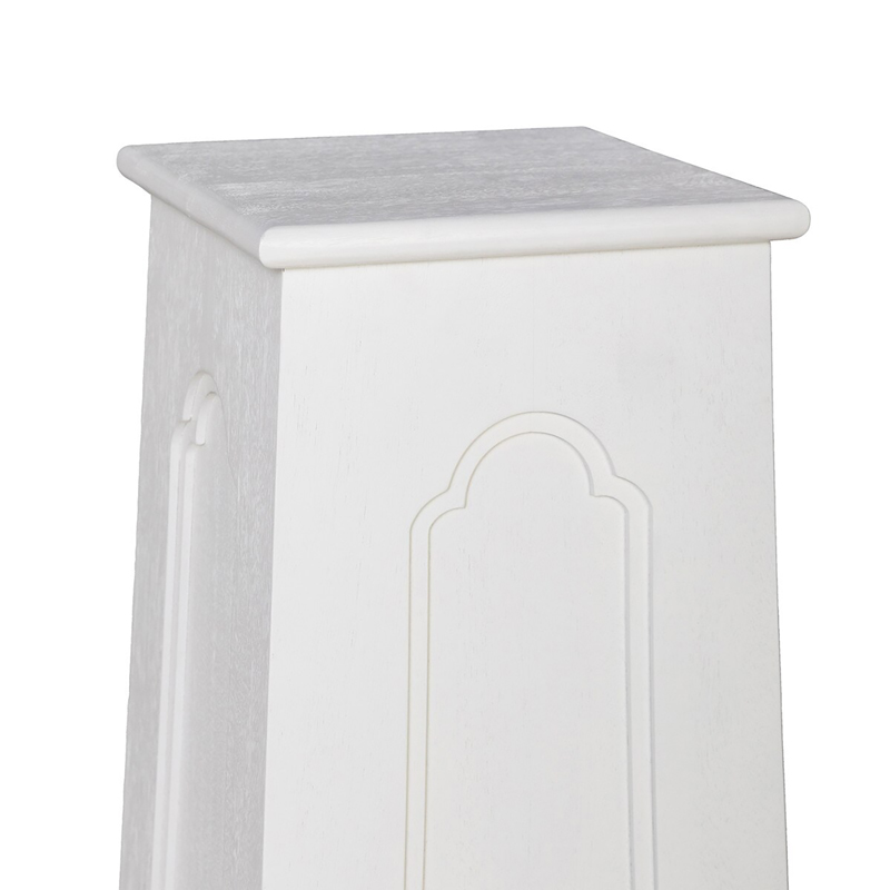 Island Manor Whitewash Pedestal 40 Inch