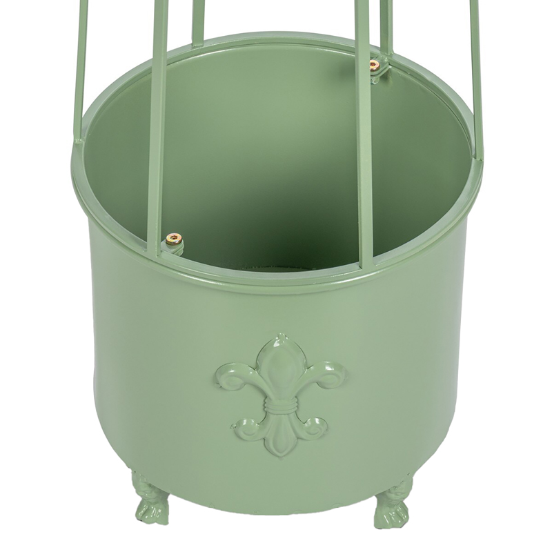 Fleur De Lis Obelisk Planter