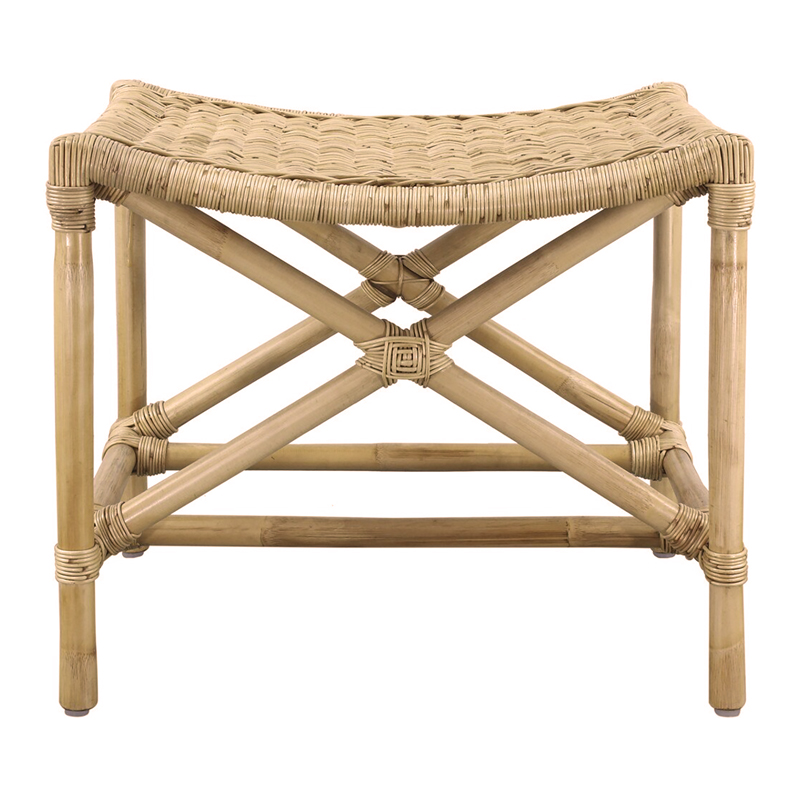 Director's Rattan Ottoman