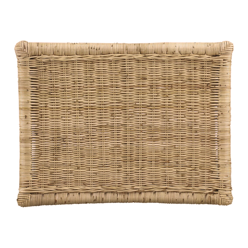 Director's Rattan Ottoman