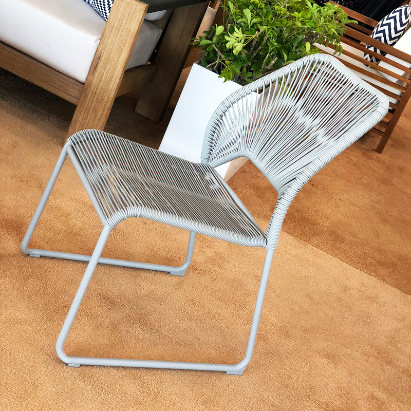 Gray Cord Chair