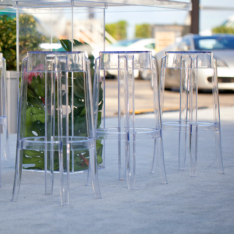 Ghost Low Classic Barstool Clear