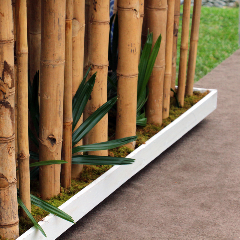 Bamboo Forest 8' Decorative Barfront