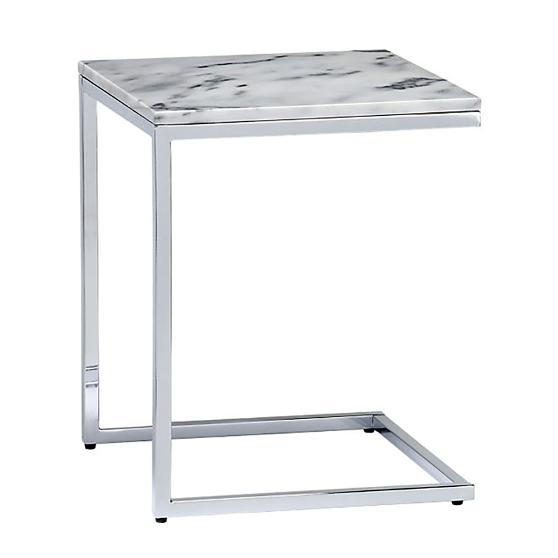 Smart Square Silver "C" Lounge Side Table
