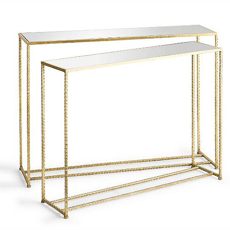 Gold Forged Lounge Console Table Small