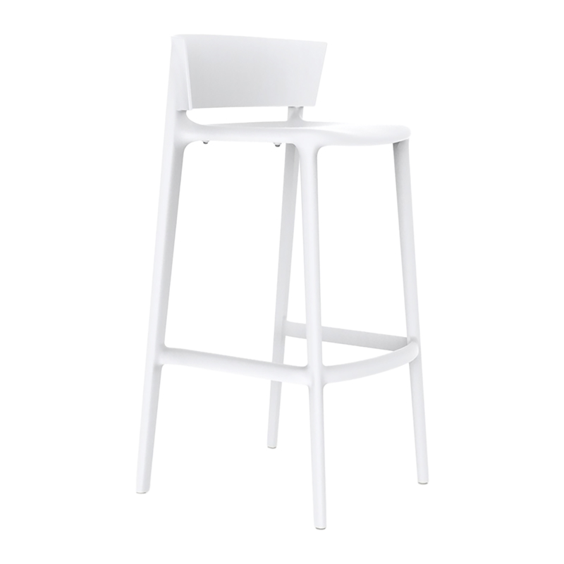 Africa White Barstool