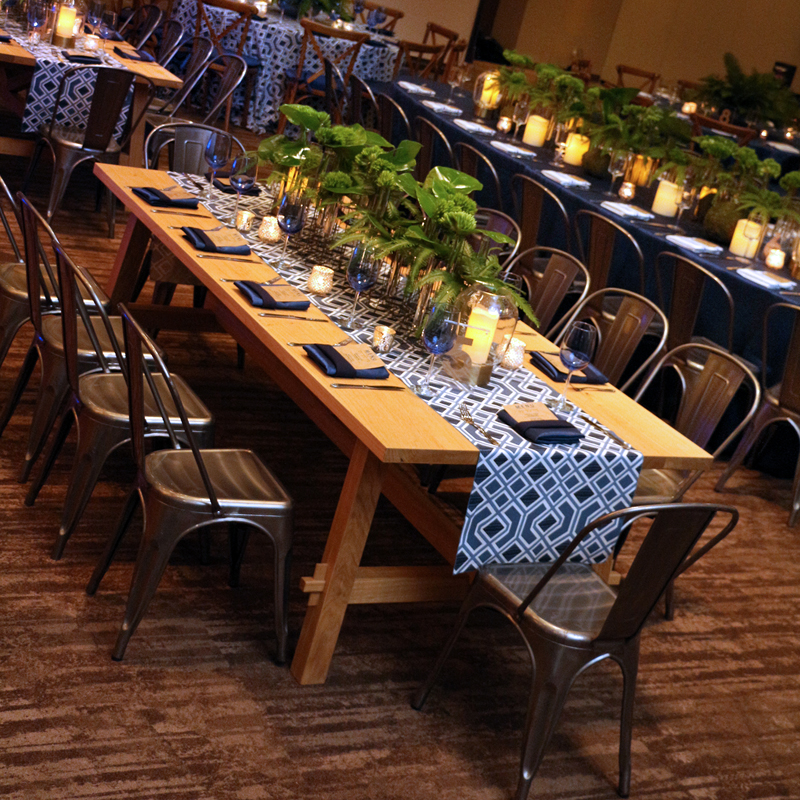 Rubia White Oak Rectangular Dining Table