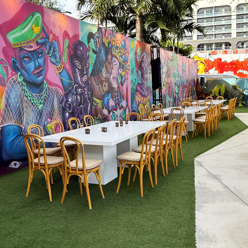 Standard Royal White Acrylic Dining Table 4 x 8'