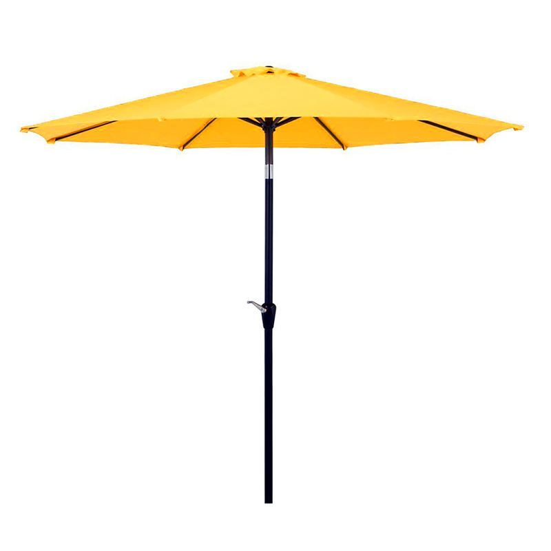 Market Umbrella in Yellow Canvas