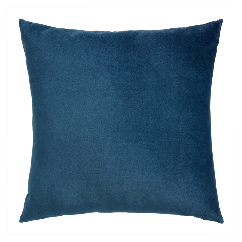 Blue Ocean Velvet Pillow 18 x 18