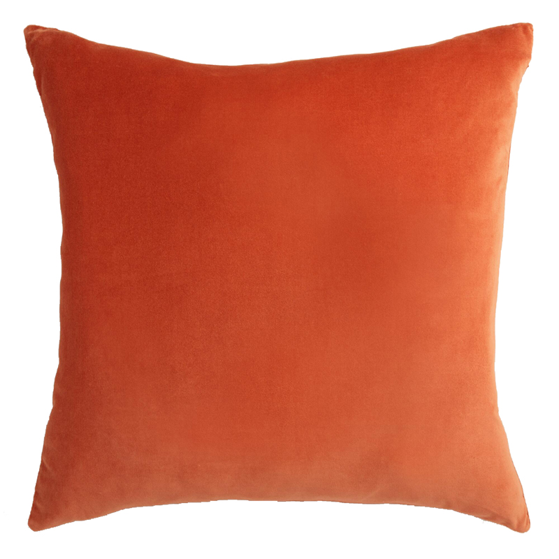 Orange Harvest Velvet Pillow 18 x 18