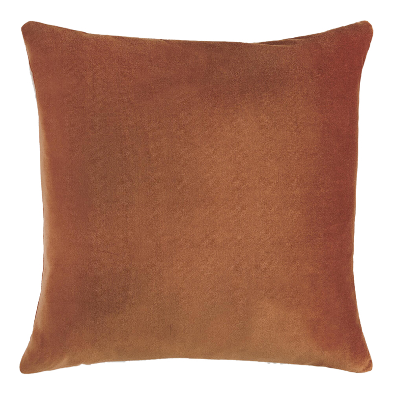 Copper Velvet Pillow 18 x 18