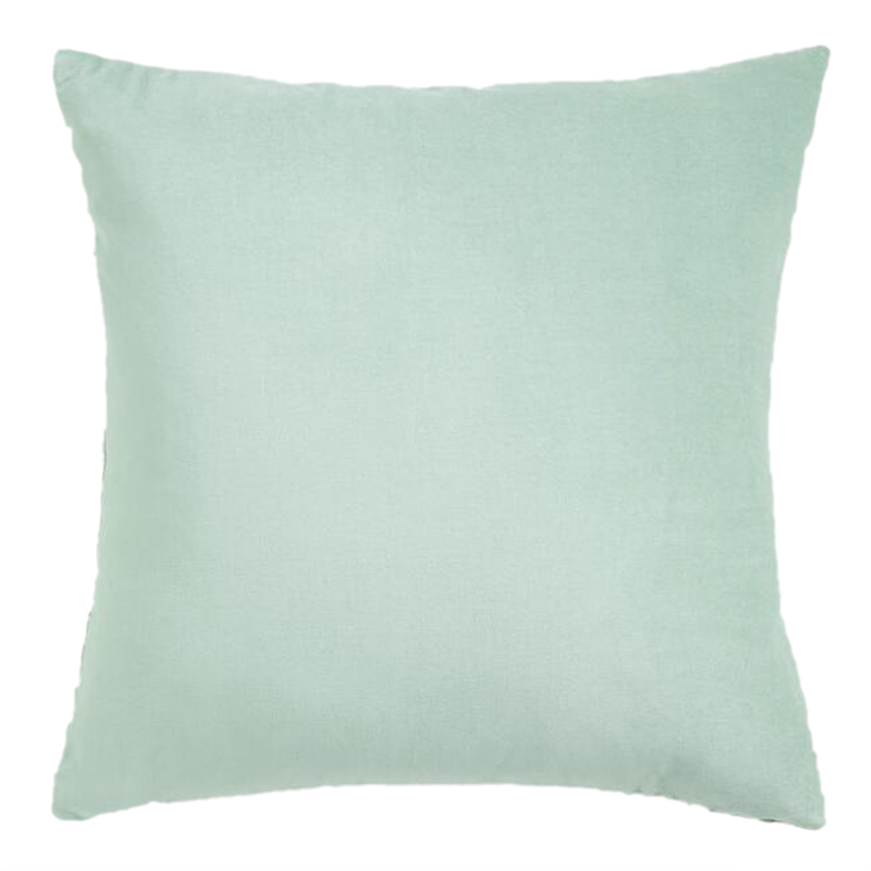 Blue Seafoam Velvet Pillow 18 x 18