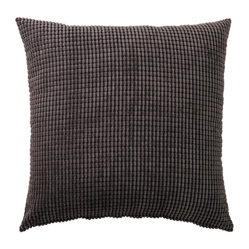 Grey Charcoal Pellet Chenille Oversized Pillow 26 x 26