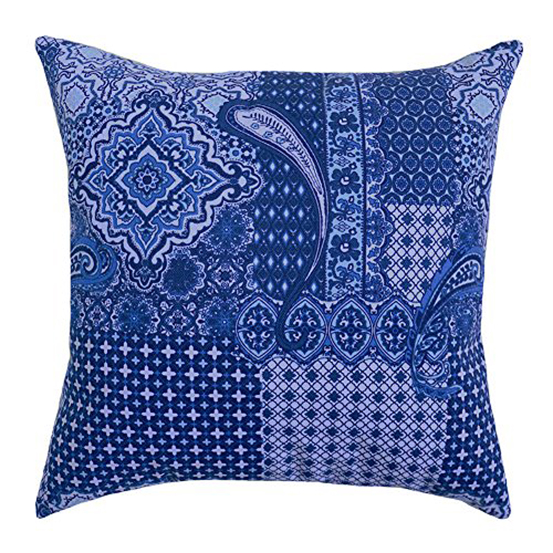 Blue Handkerchief Oversized Pillow 26 x 26