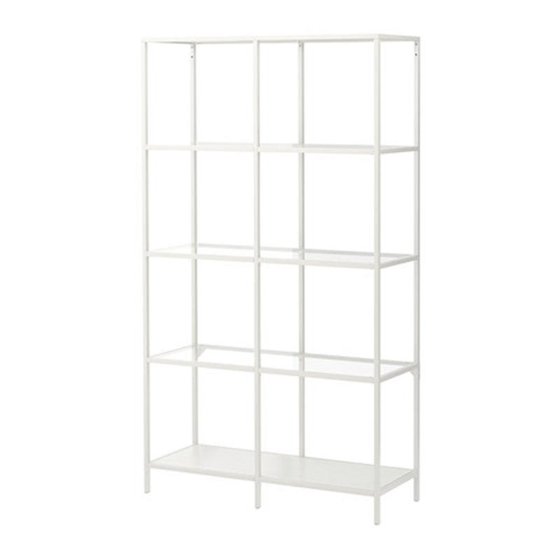 White Enamel Barback Display Shelf High