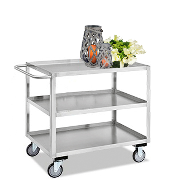 Stainless Steel Rolling Bar Cart
