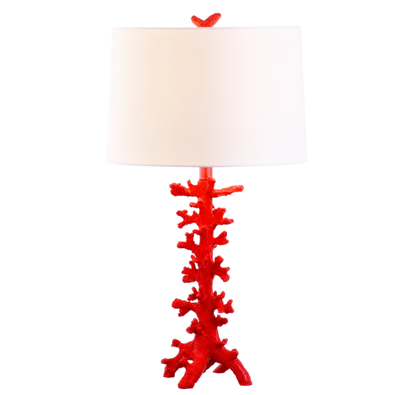 Red Coral Table Lamp