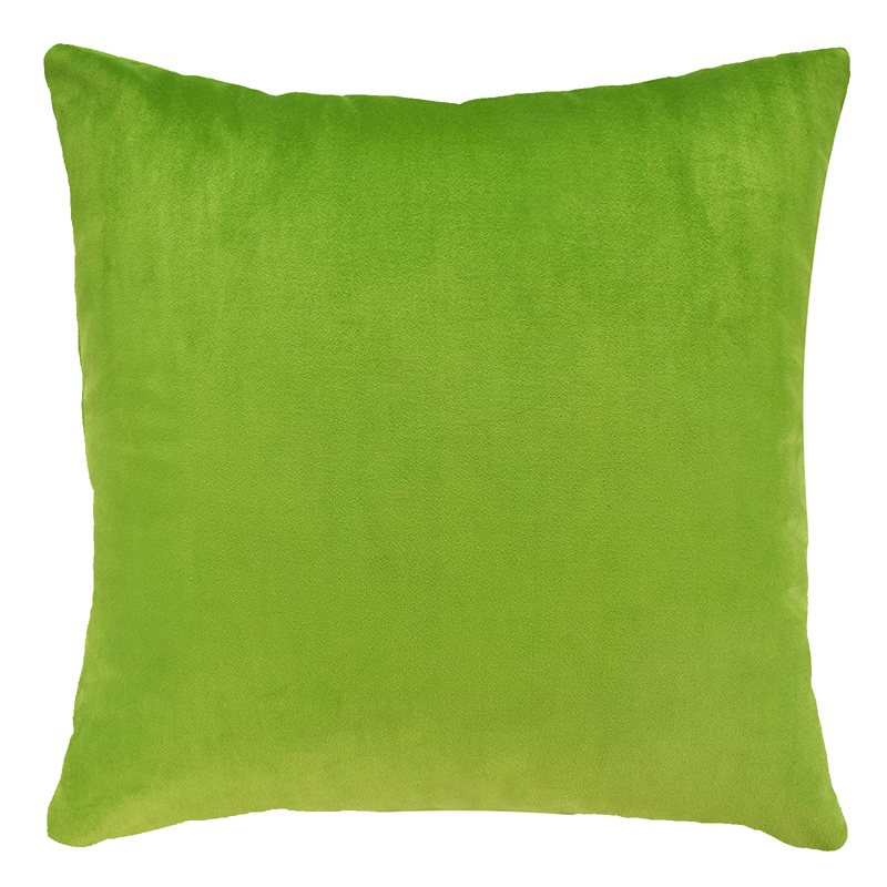 Green Electric Velvet Pillow 18 x 18