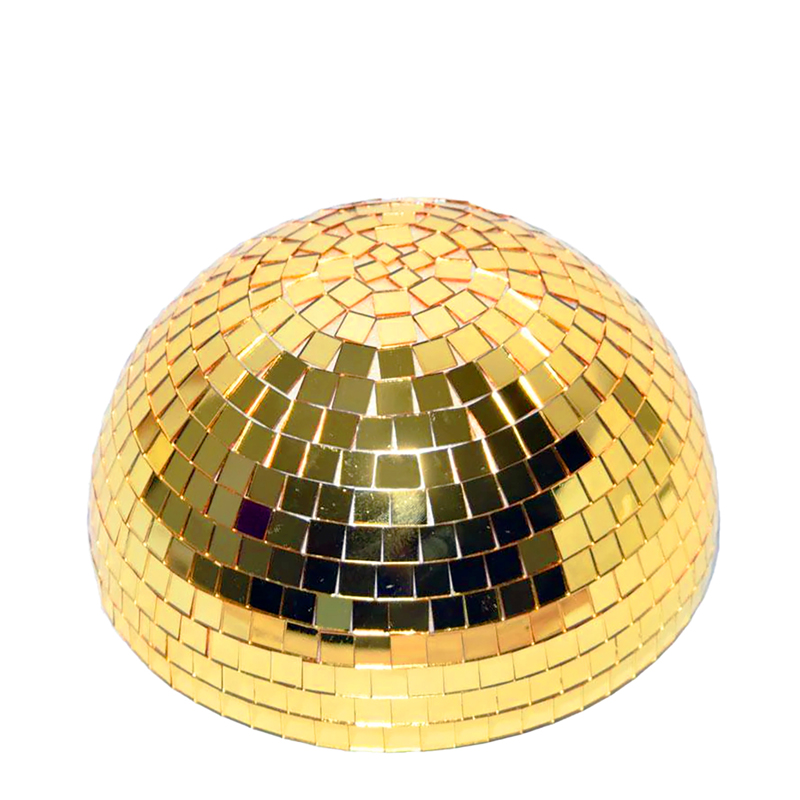 Demi-Disco Ball 12" Gold