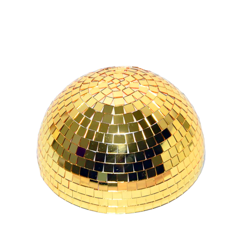 Demi-Disco Ball 8" Gold