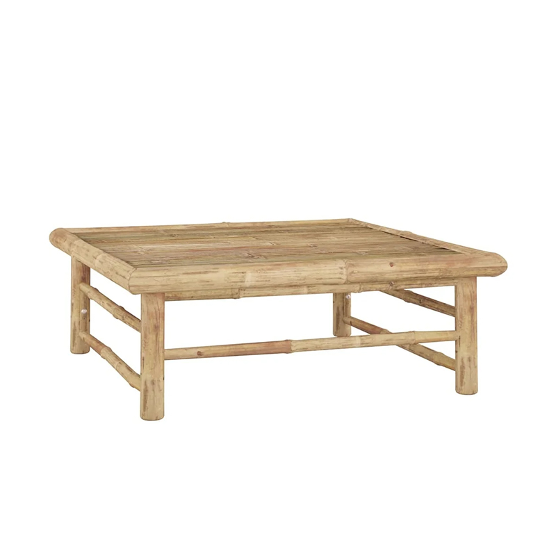 Bamboo Low Square Coffee Table