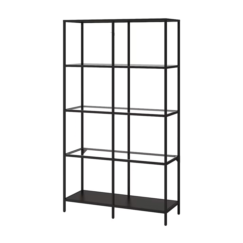 Black Enamel Barback Display Shelf High