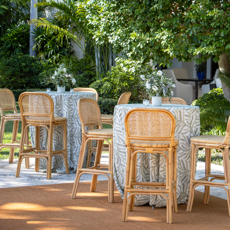 St Barths Rattan Barstool