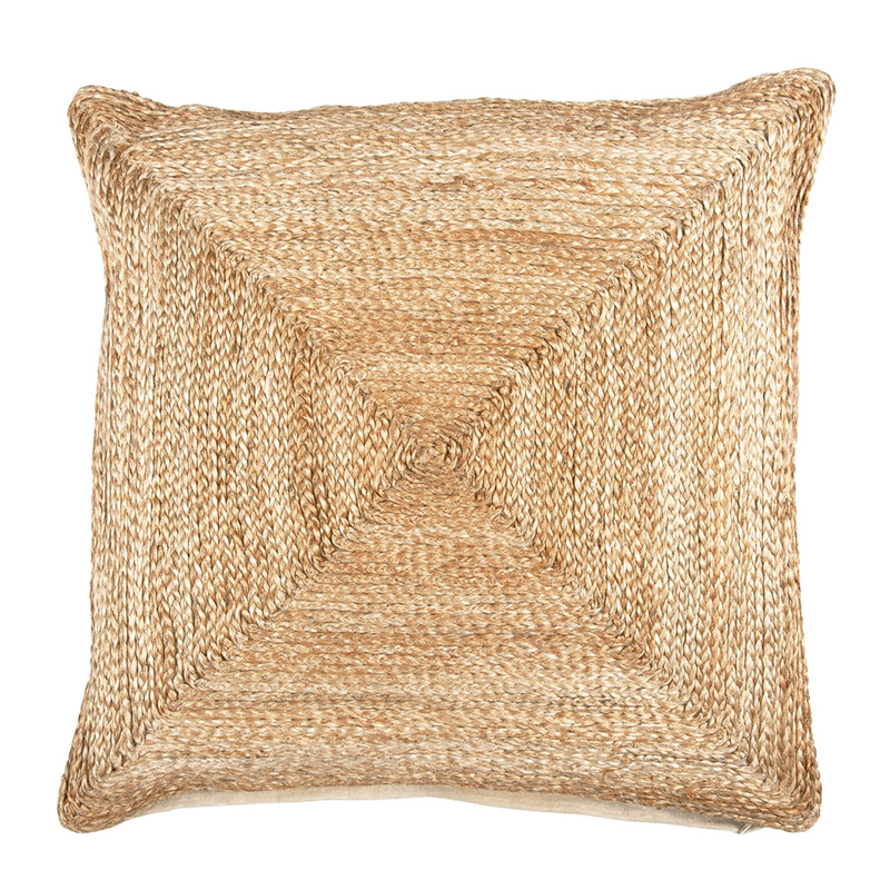 Ivory Woven Grass Pillow 20 x 20