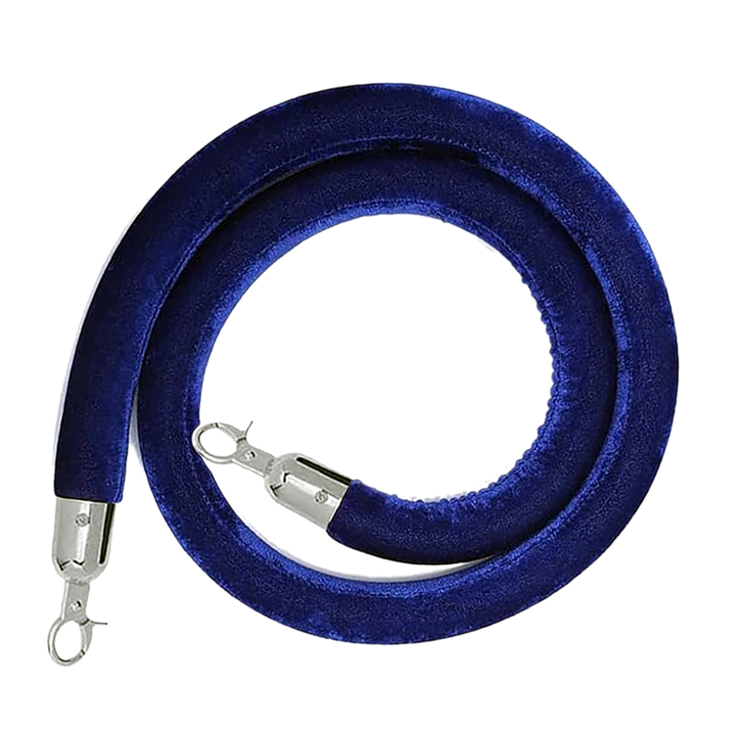Stanchion Rope Blue Velvet 5'