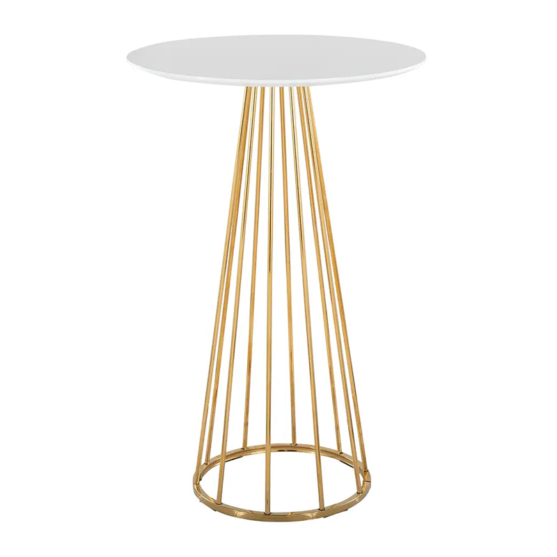 Sunray Highboy Cocktail Table Gold