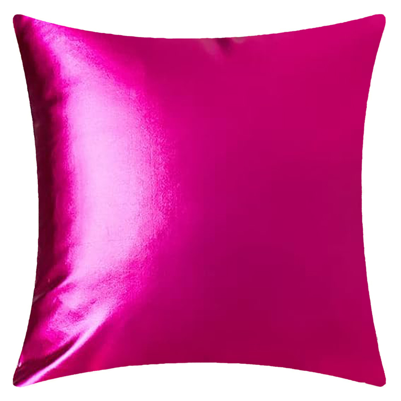 Pink Fuchsia Lamé Pillow 18 x 18