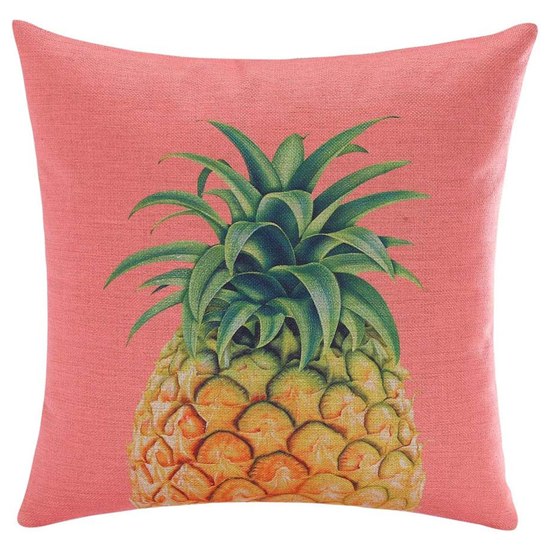 Pink Pineapple Pillow 18 x 18