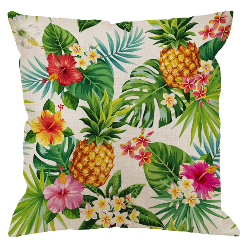 Ivory Pineapple Magic Pillow 18 x 18