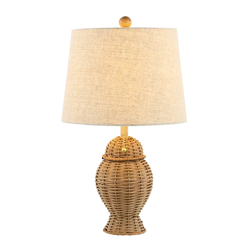 Ginger Wicker Table Lamp