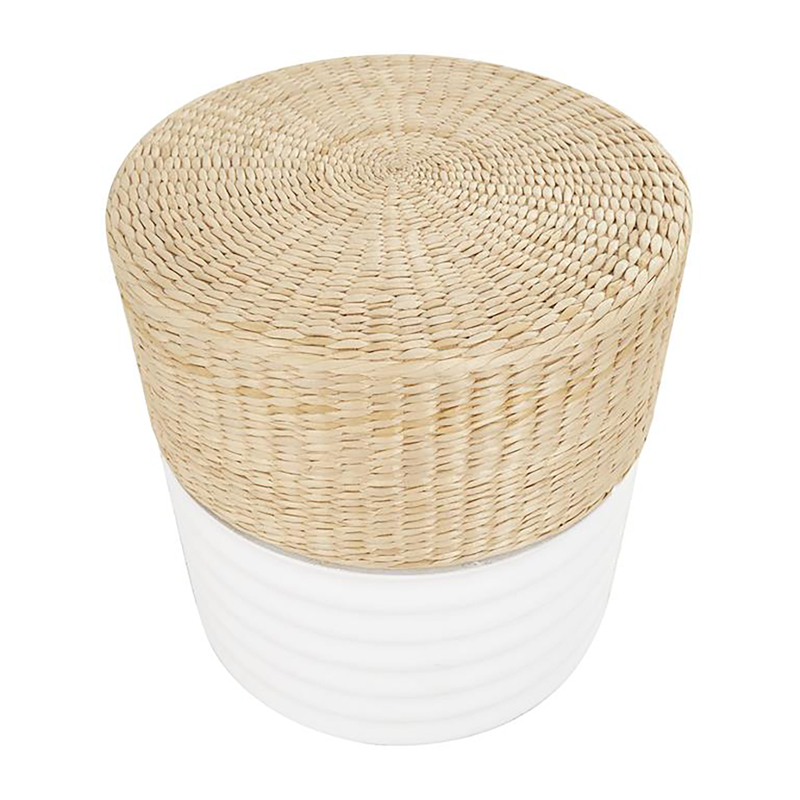 Ribbed Hyacinth Lounge Side Table