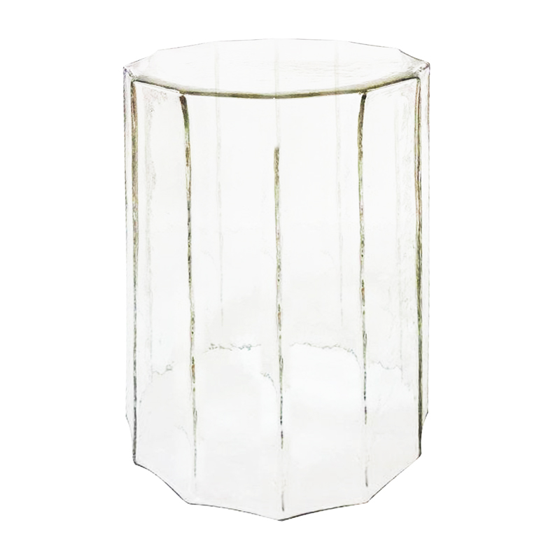 Column Glass Lounge Side Table