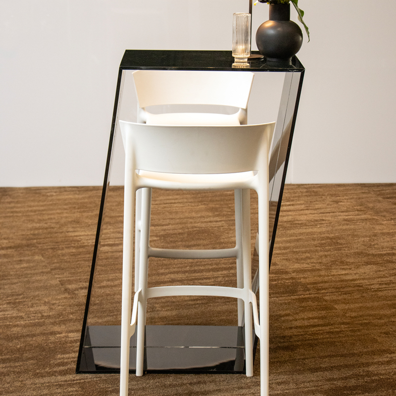 Missus Tuxedo Highboy Cocktail Table Black