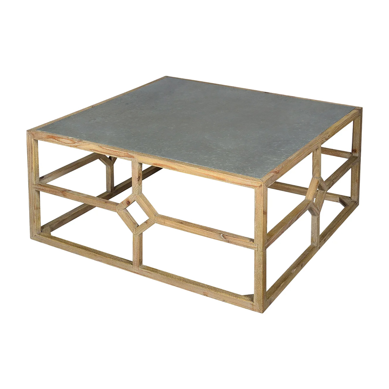 Provence Galvanized Lounge Coffee Table