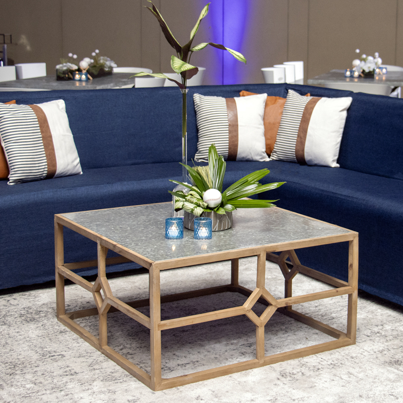Provence Galvanized Lounge Coffee Table