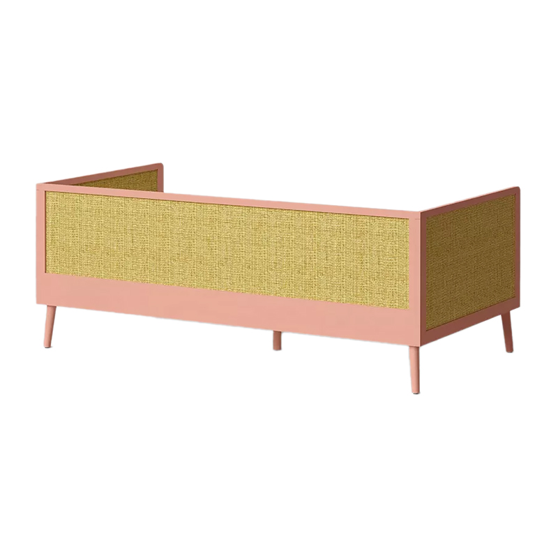 Gretel Rattan Daybed Lounge Rose