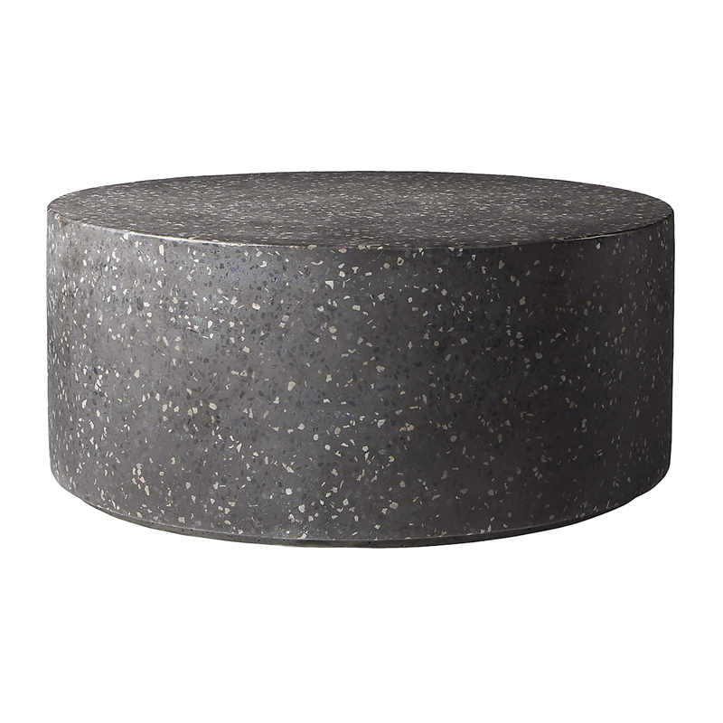 Black Terrazzo Lounge Coffee Table