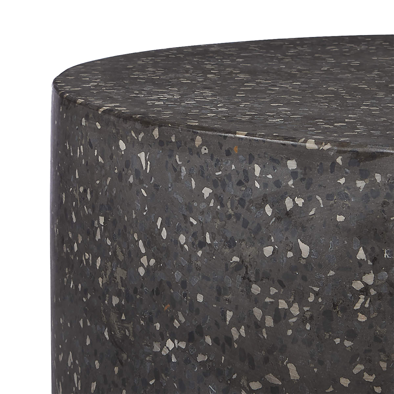 Black Terrazzo Lounge Coffee Table