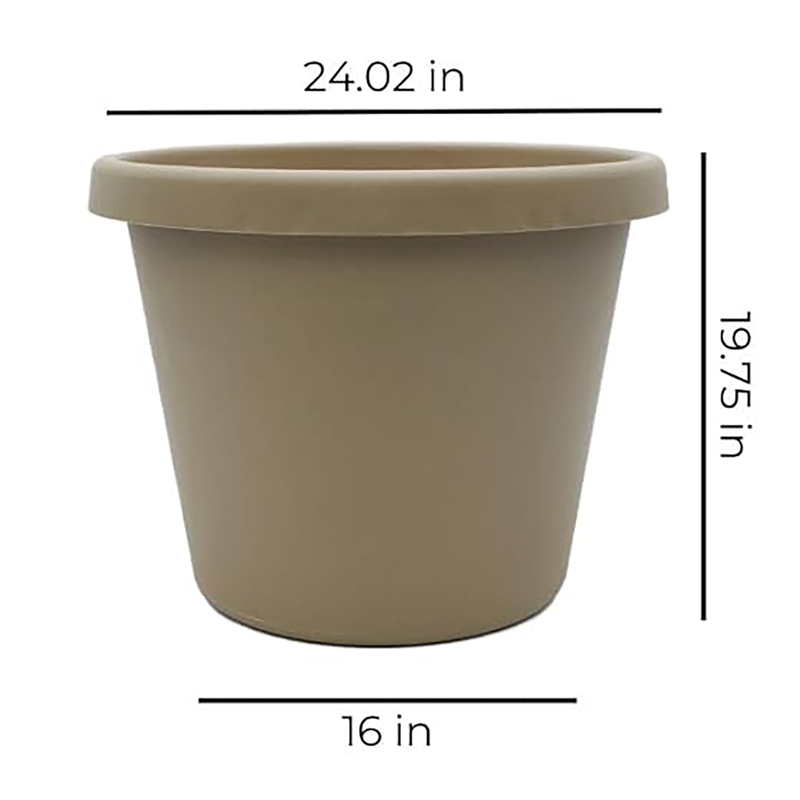 Primary Tan 24 Inch Planter