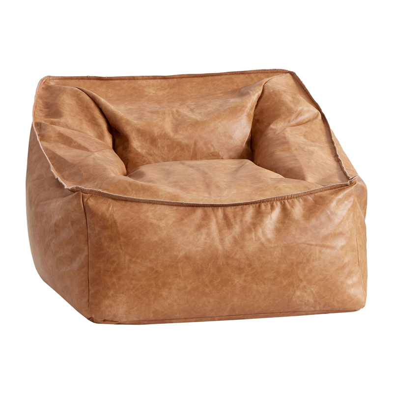 Loft Camel Vegan Leather Lounge Chair