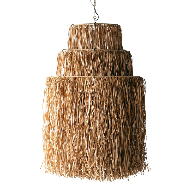 Shaggy Raffia Large 48" Pendant Lamp