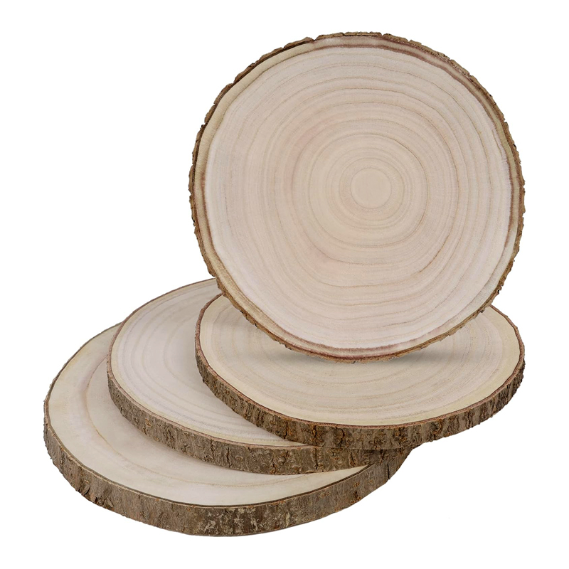 Wood Slice Charger 12.5-14"