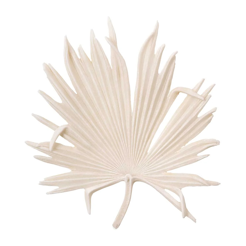 Palm Leaf Polyresin Tray Small 20"